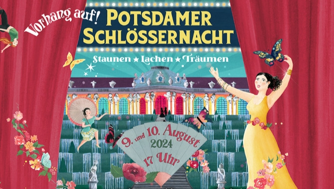 Potsdamer Schlössernacht. 09. und 10. August 2024.